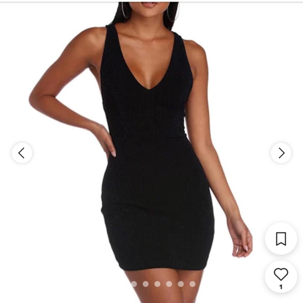 Windsor Women's Black and Blue Dress